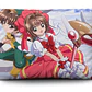 Funda De Almohada Sakura Card Captor 70x45cm Vudú Love - Miniatura 1