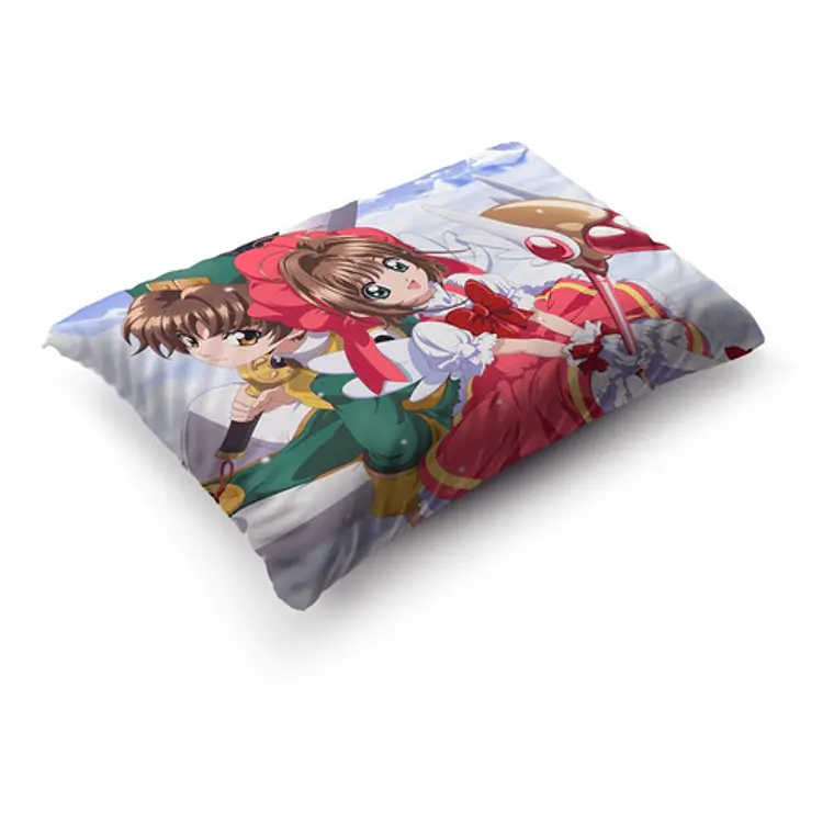 Funda De Almohada Sakura Card Captor 70x45cm Vudú Love 3