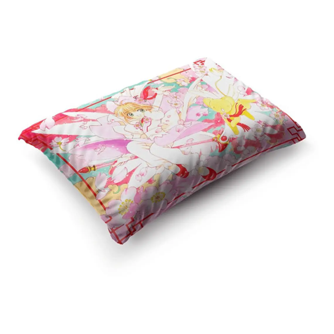 Funda De Almohada Sakura Card Captor 70x45cm Vudú Love 4