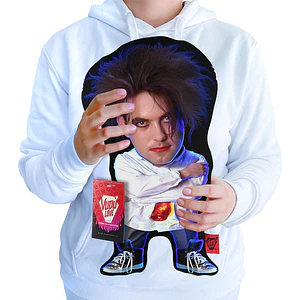 Cojín Robert Smith The Cure Chiquito 40cm Vudú Love