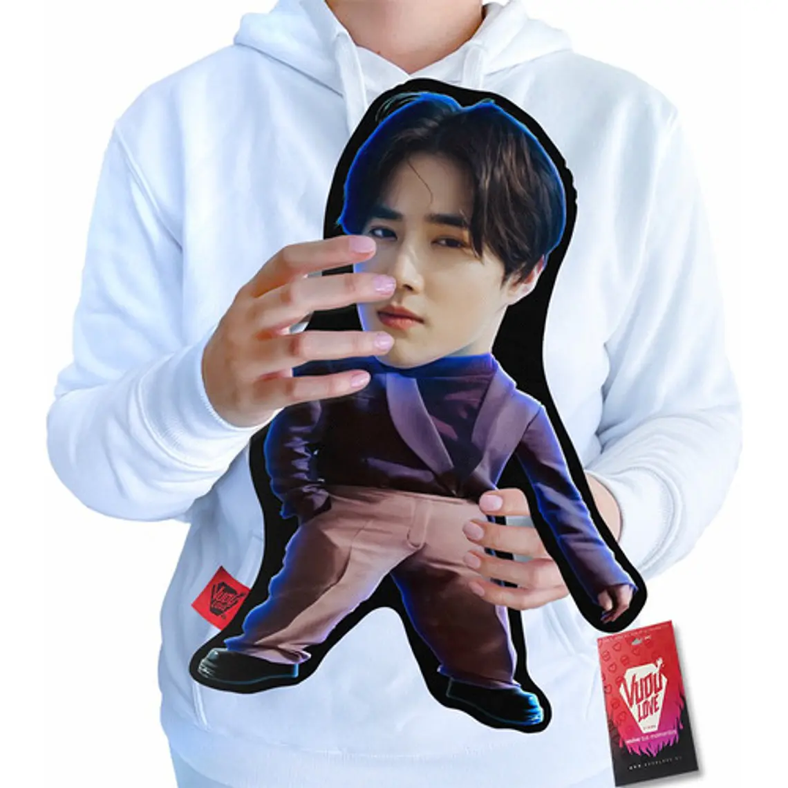 Cojín Peluche Suho Exo K-pop Chiquito 40x30cm Vudú Love 1