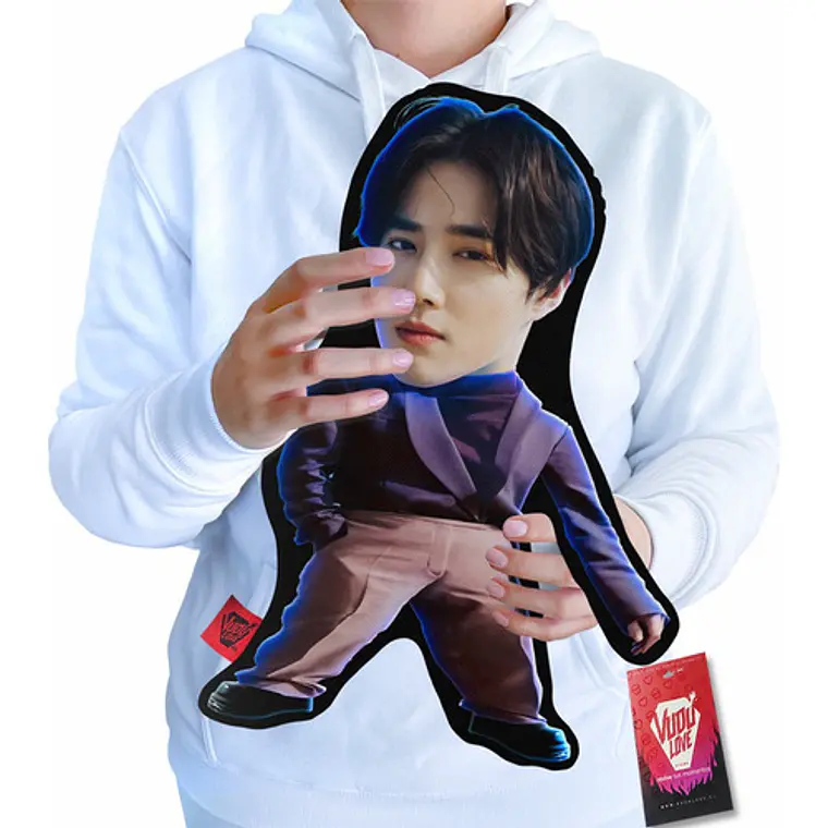 Cojín Peluche Suho Exo K-pop Chiquito 40x30cm Vudú Love 1