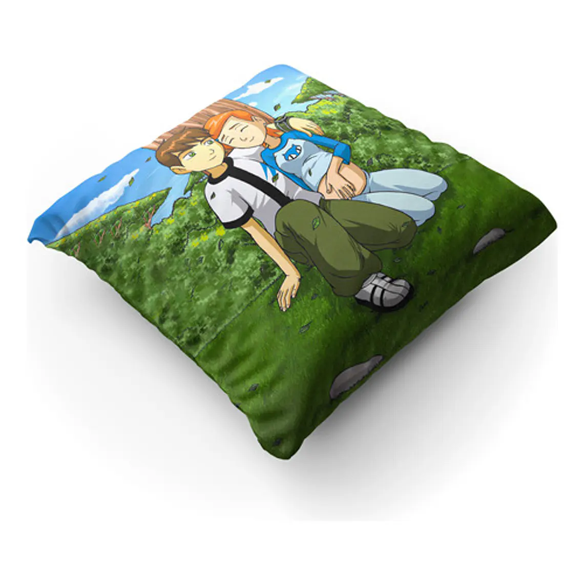 Cojín Ben 10 Y Gwen Embarazada Meme Cursed 45x45cm Vudú Love 2