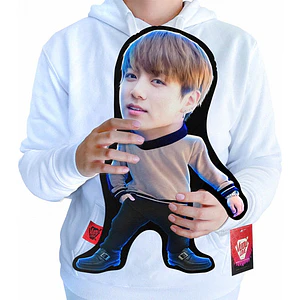 Cojín Peluche Jungkook Bts K-pop Chiquito 40x30cm Vudú Love