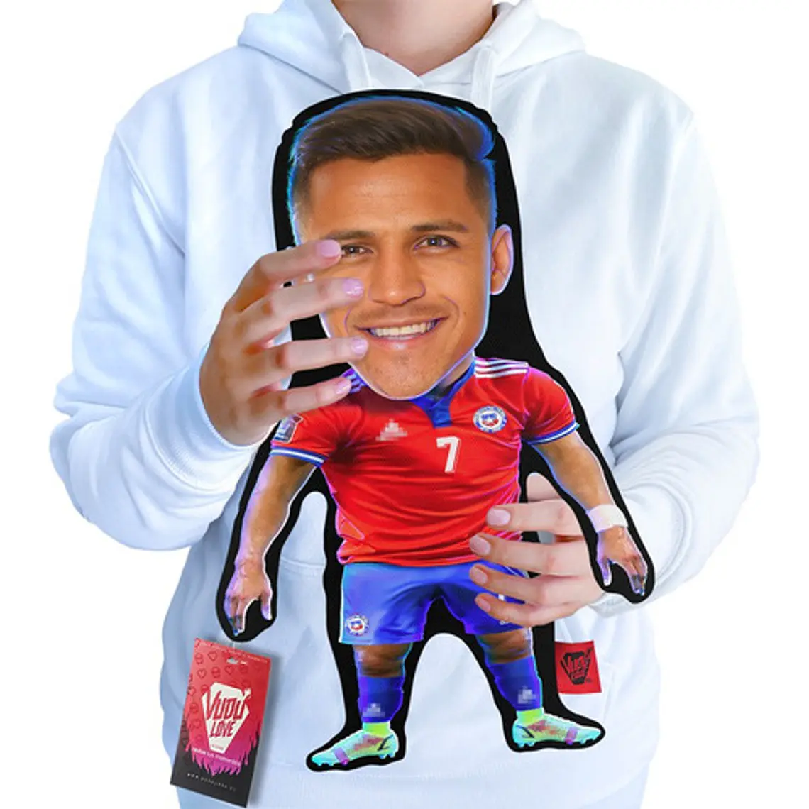 Cojín Alexis Sánchez Chiquito 40cm Vudú Love 1