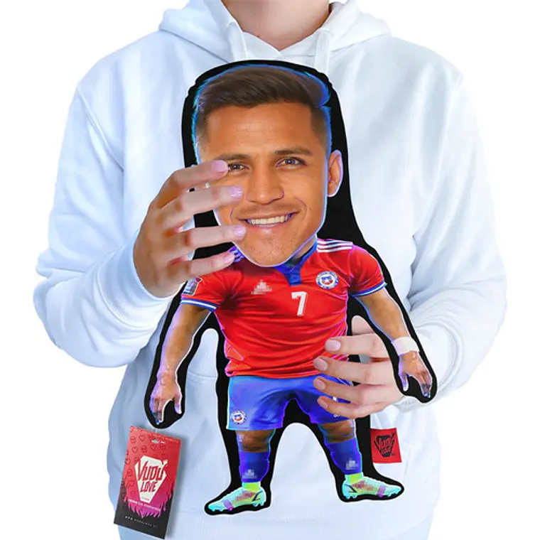 Cojín Alexis Sánchez Chiquito 40cm Vudú Love 1