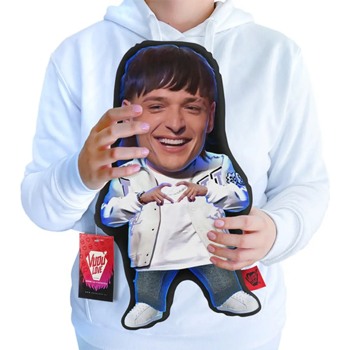 Cojín Peluche Peso Pluma Chiquito 40cm Vudú Love 1