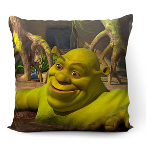 Cojín Shrek Meme Cursed 45x45cm Vudú Love 