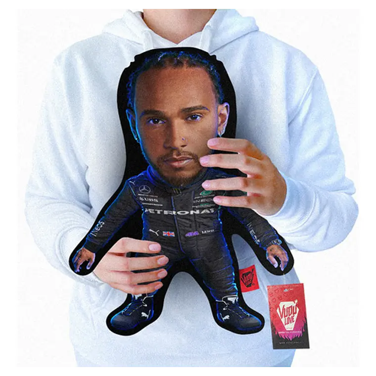 Cojín Lewis Hamilton Chiquito F1 40cm Vudú Love 1