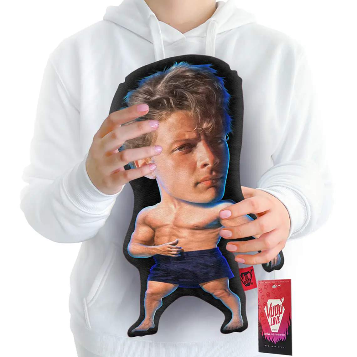 Cojín Luis Miguel “El Luismi Yogurin Chiquito” 40cm Vudú Love 1