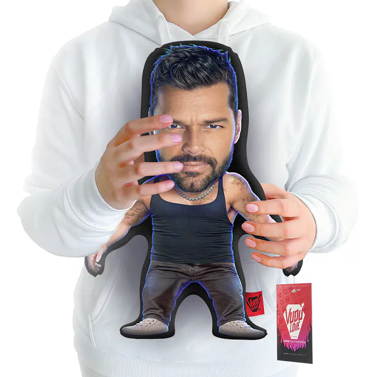 Cojín Ricky Martin Sexy Chiquito 40cm Vudú Love 1