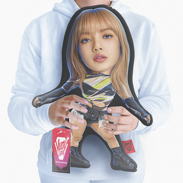 Cojín Lisa BlackPink Chiquita 40cm Vudú Love