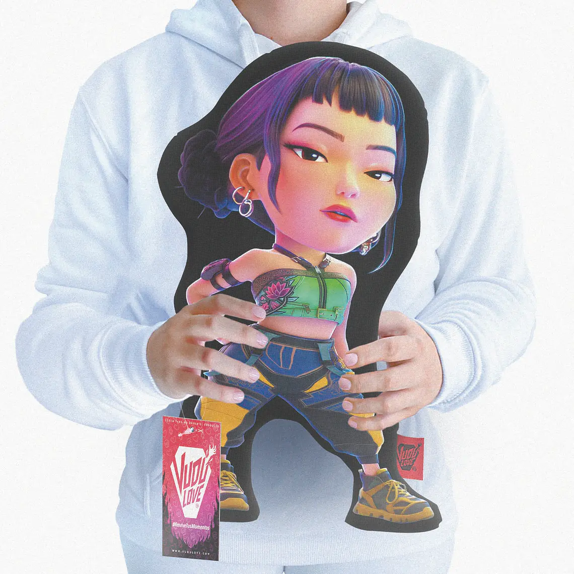 Cojín Guerreras Kpop Zoey Chiquita 40cm Vudú Love- COPIAR 1