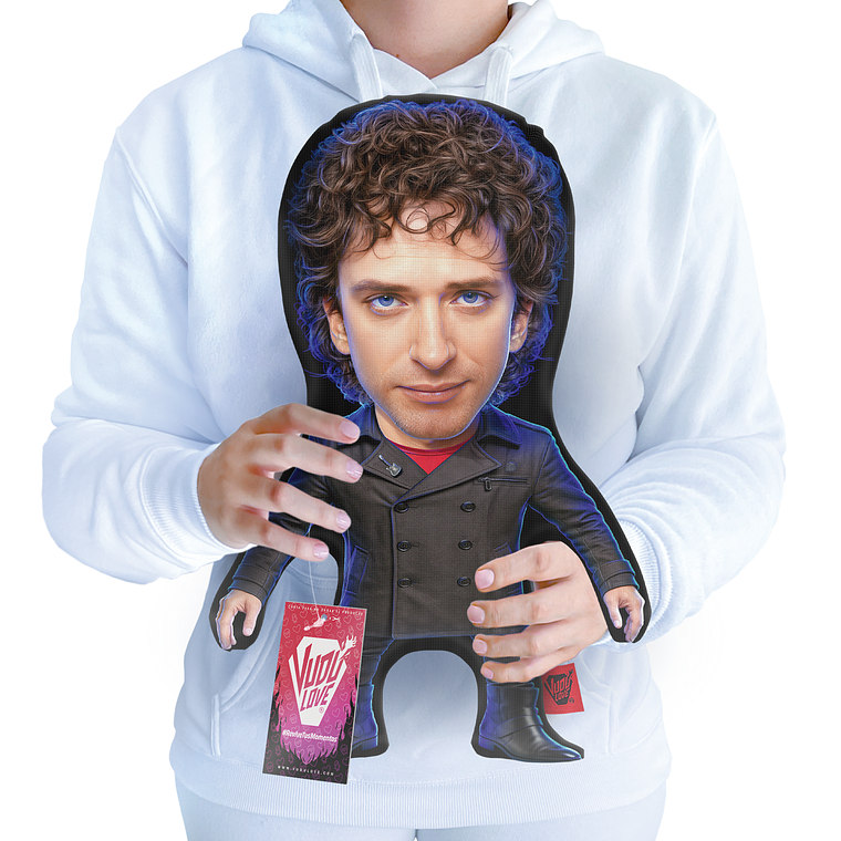 Cojín Gustavo Cerati Chiquito Soda Stereo 40cm Vudú Love 1
