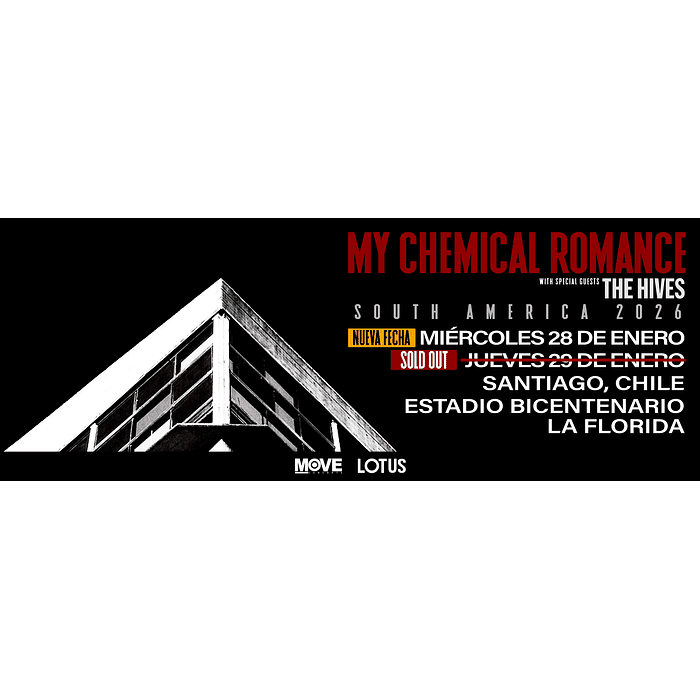 MY CHEMICAL ROMANCE - Estadio Bicentenario - 28 y 29 de Enero 2026 1