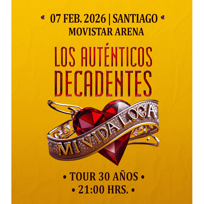 LOS AUTENTICOS DECADENTES - Movistar Arena - 7 de Febrero 2026 1