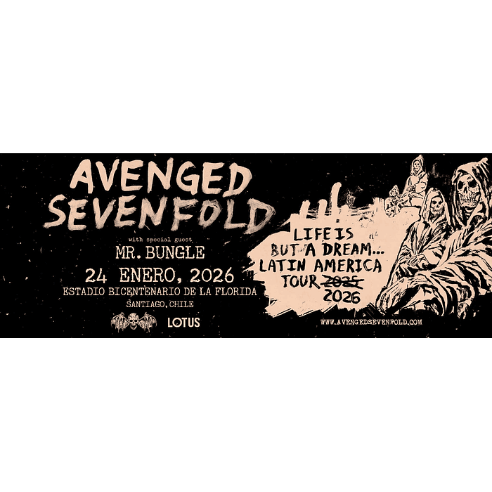 AVENGED SEVENFOLD - Estadio Bicentenario - 24 de Enero 2026 1