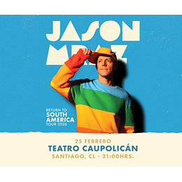 JASON MRAZ- Teatro Caupolicán - 25 de Febrero 2026