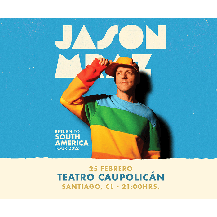 JASON MRAZ- Teatro Caupolicán - 25 de Febrero 2026 1