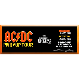 AC/DC - Estadio Nacional - 11 y 15 de Marzo 2026