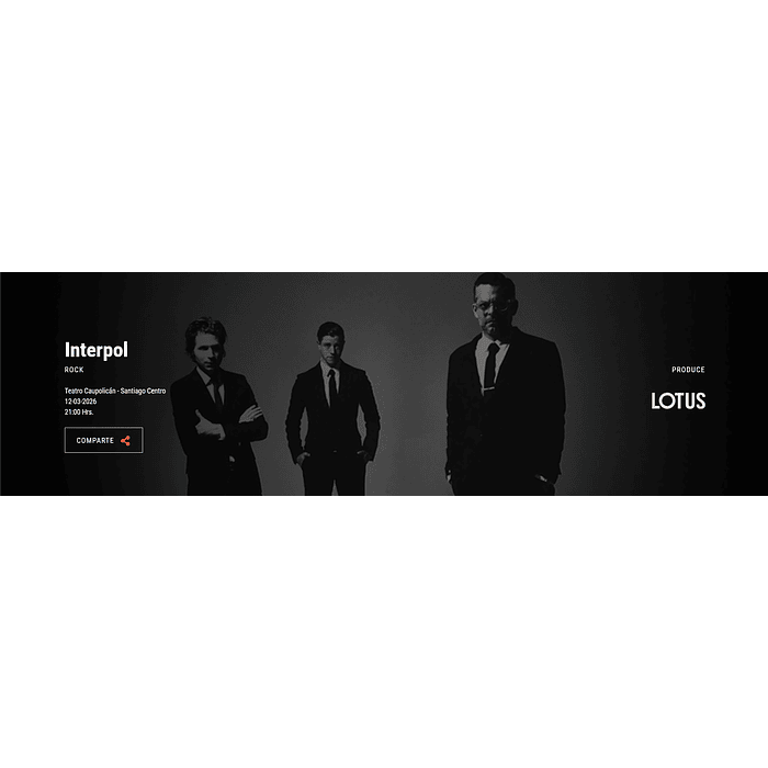 INTERPOL - Teatro Caupolicán - 12 de Marzo 2026 1