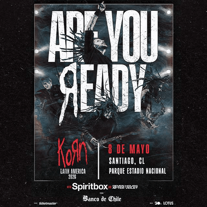 KORN - Parque Estadio Nacional - 8 de Mayo 2026 1