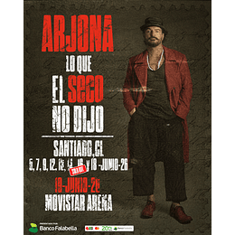 RICARDO ARJONA - Movistar Arena - 19 de Junio de 2026