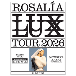 ROSALÍA - Movistar Arena - 24, 25, 27 y 29 de Julio 2026
