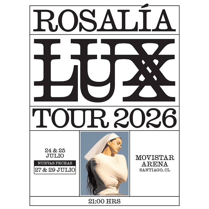 ROSALÍA - Movistar Arena - 24, 25, 27 y 29 de Julio 2026 1