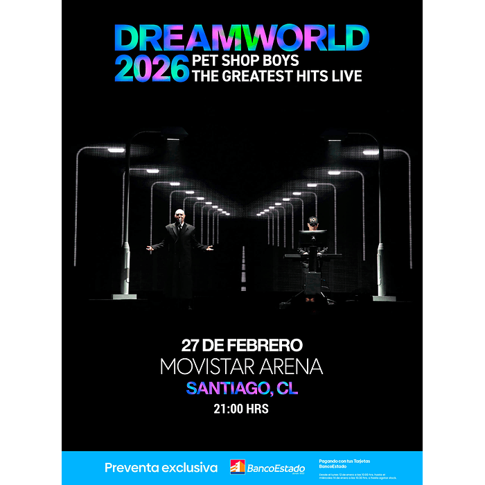 PET SHOP BOYS - Movistar Arena - 27 de Febrero 2026 1