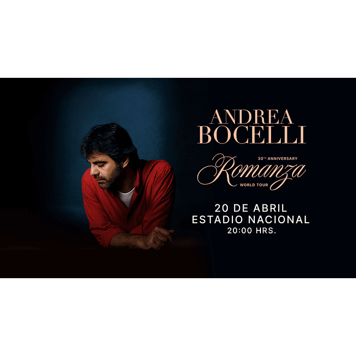 ANDREA BOCELLI - Estadio Nacional - 20 de Abril 2026 1