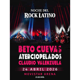 BETO CUEVAS Y ATERCIOPELADOS - Movistar Arena - 24 de Abril 2026