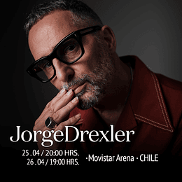 JORGE DREXLER - Movistar Arena - 25 y 26 de Abril 2026
