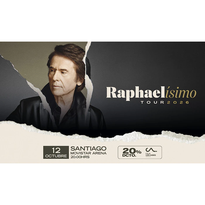 RAPHAEL - Movistar Arena 12 de Octubre 2026 1