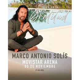 MARCO ANTONIO SOLIS - Movistar Arena - 3 de noviembre 2026