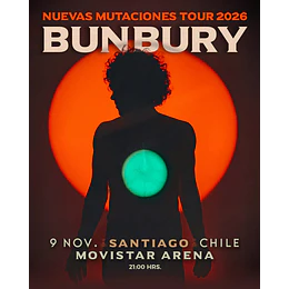 BUNBURY - Movistar Arena - 9 de noviembre 2026