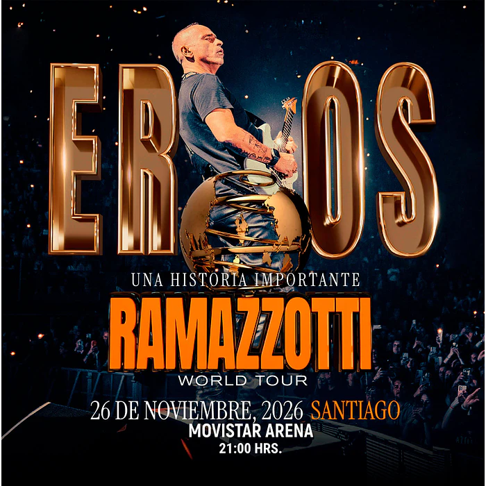 EROS RAMAZZOTTI - Movistar Arena - 26 de noviembre 2026 1