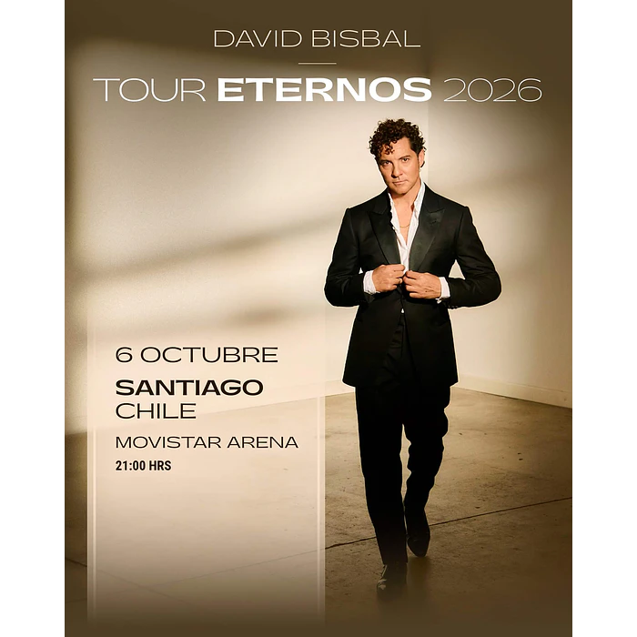 DAVID BISBAL - Movistar Arena 6 de Octubre 2026 1