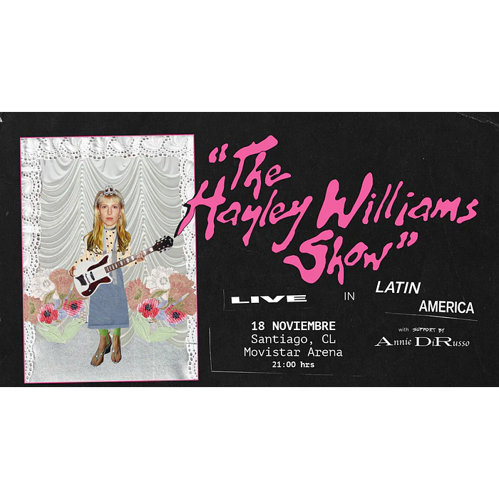 HAYLEY WILLIAMS - Movistar Arena - 18 de noviembre 2026 1