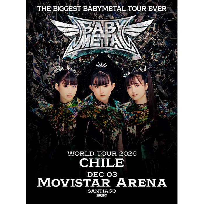 BABYMETAL - Movistar Arena -3 de Diciembre 2026 1