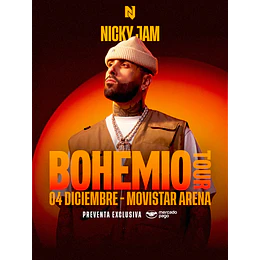 NICKY JAM - Movistar Arena - 4 de Diciembre 2026