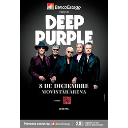 DEEP PURPLE - Movistar Arena - 8 de Diciembre 2026