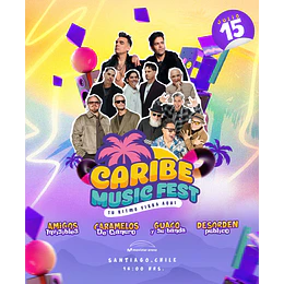 CARIBE MUSIC FEST - Movistar Arena - 15 de Julio 2026