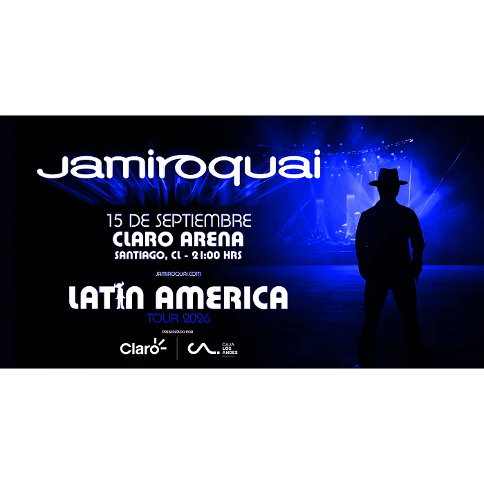 JAMIROQUAI - Claro Arena - 15 de Septiembre 2026 1