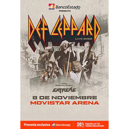 DEF LEPPARD - Movistar Arena - 11 de noviembre 2026