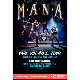 MANÁ - Estadio Monumental - 5 de Diciembre 2026 