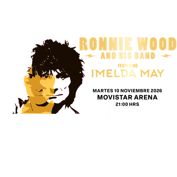 RONNIE WOOD - Movistar Arena - 10 de noviembre 2026 1