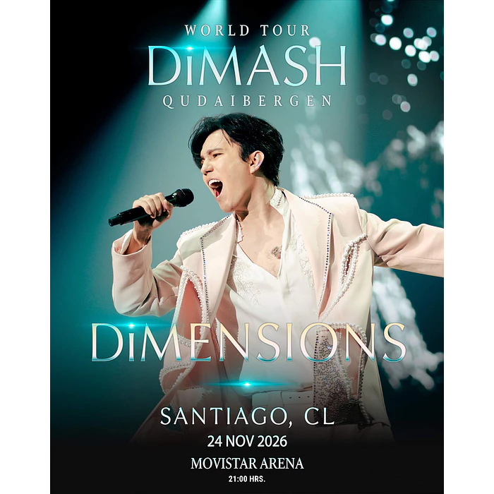 DIMASH QUDAIBERGEN - Movistar Arena - 24 de noviembre 2026 1