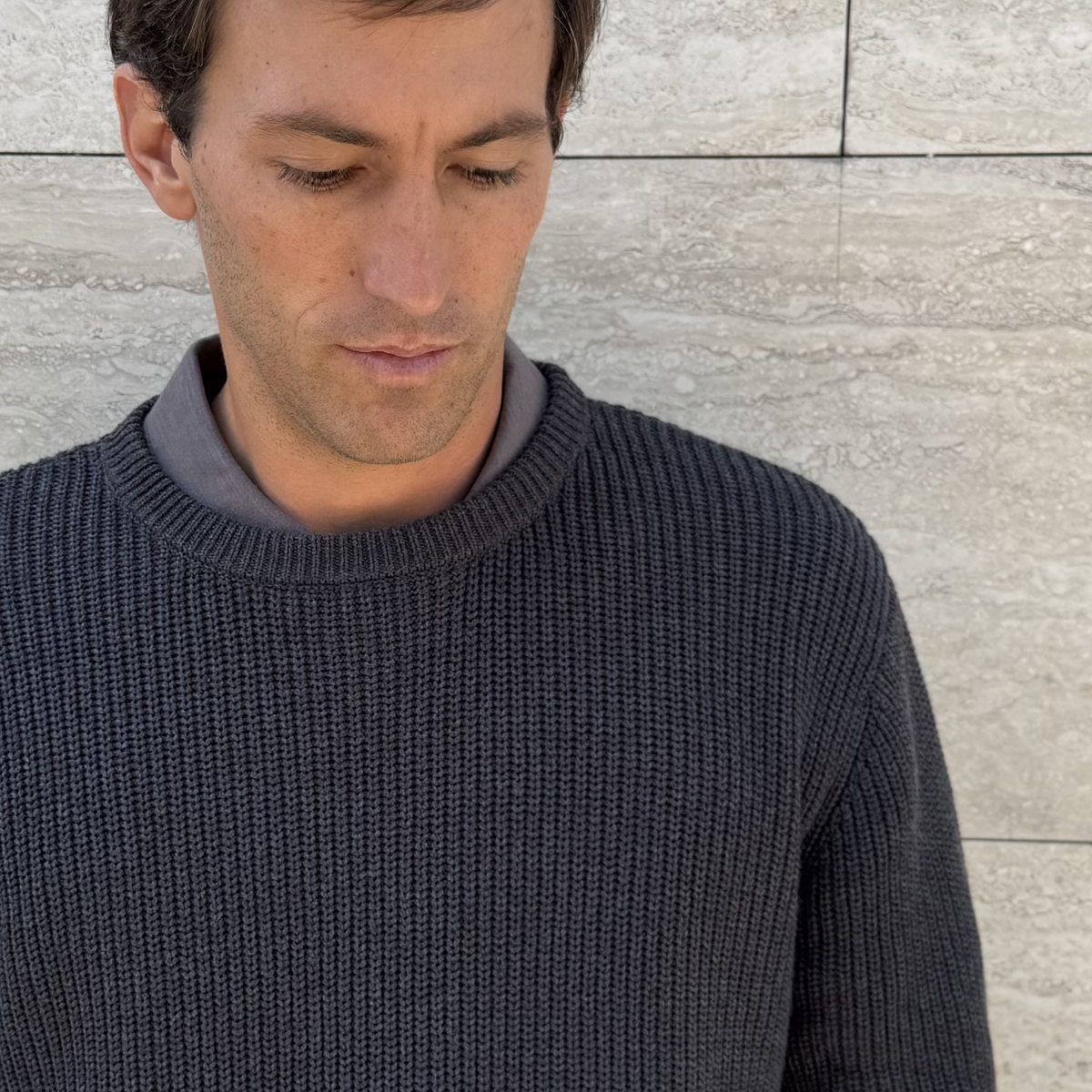 CHALECO WAFFLE GRAFITO