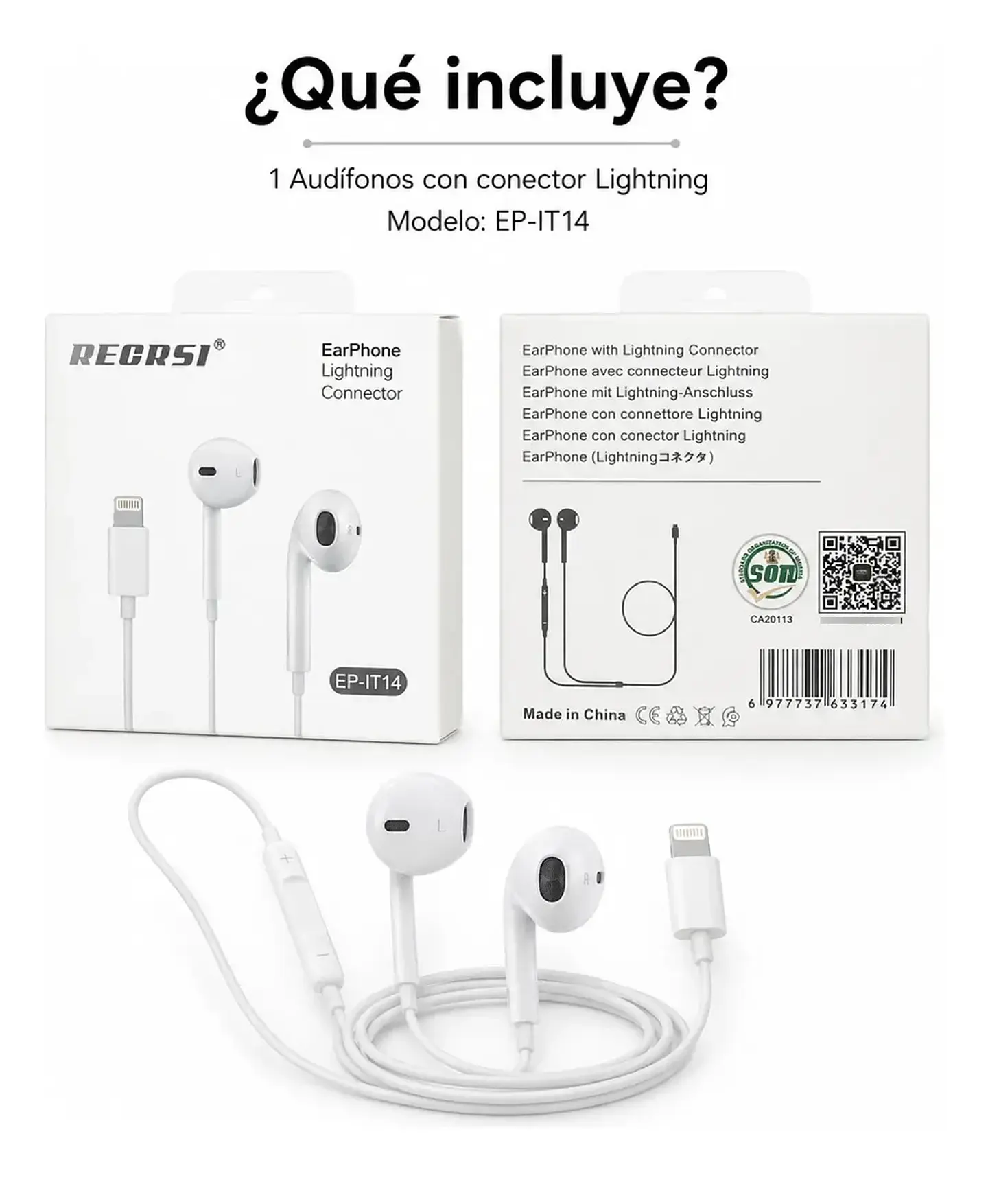 EarPods con Cable Lighning  4